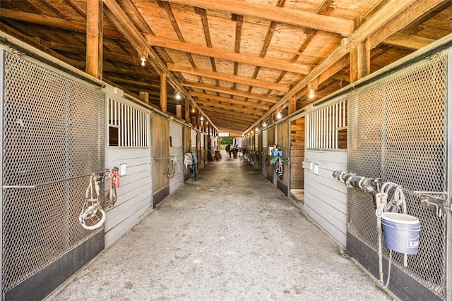 view of stable