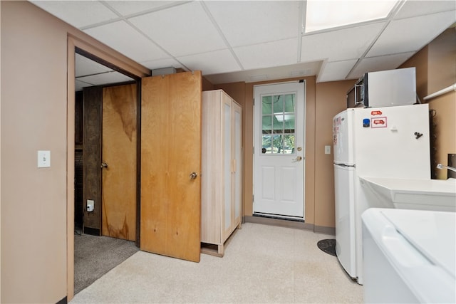 view of laundry area