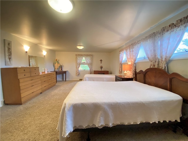 bedroom featuring carpet floors