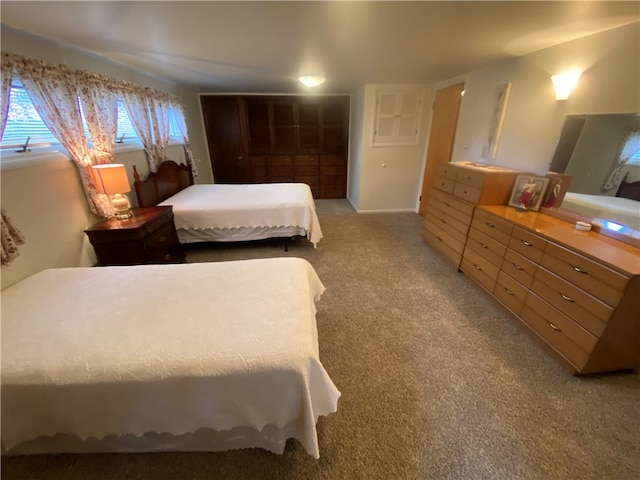 bedroom featuring carpet floors