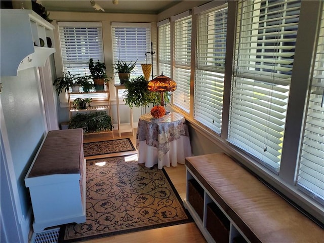 sunroom featuring plenty of natural light