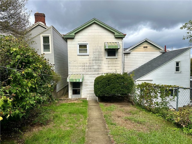 view of rear view of house