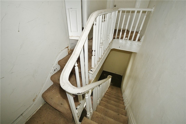 view of stairs