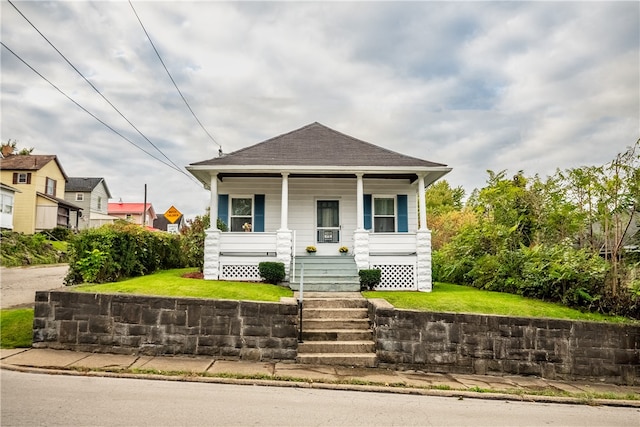 bungalow with a porch