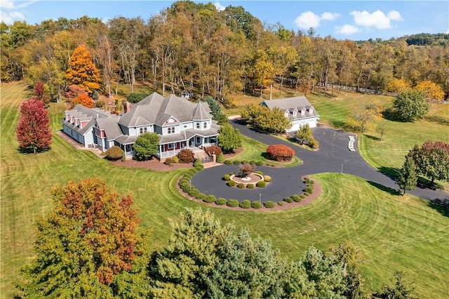 661 Waterdam Rd, North Strabane, PA 15317 - aerial view of property and surrounding area featuring a heavily wooded area