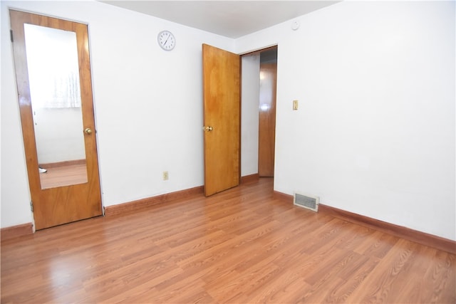 interior space with light wood-type flooring