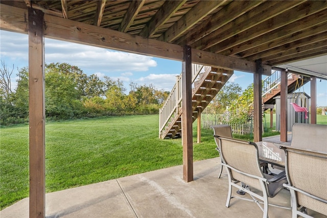 view of patio