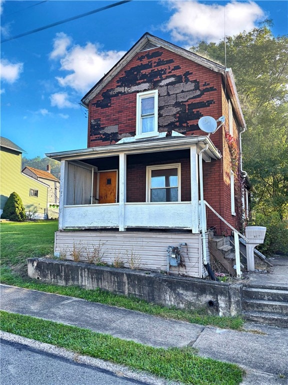 view of front of property