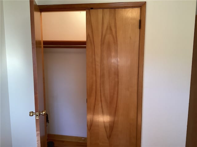 view of closet