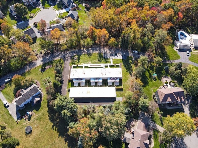 birds eye view of property featuring a residential view