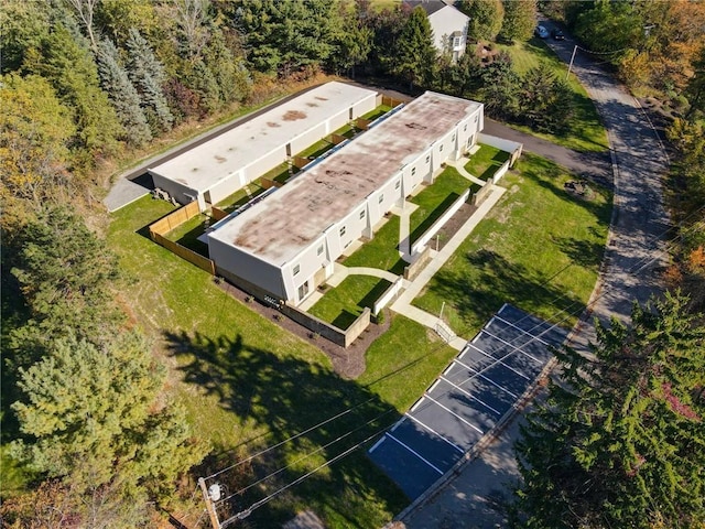 drone / aerial view