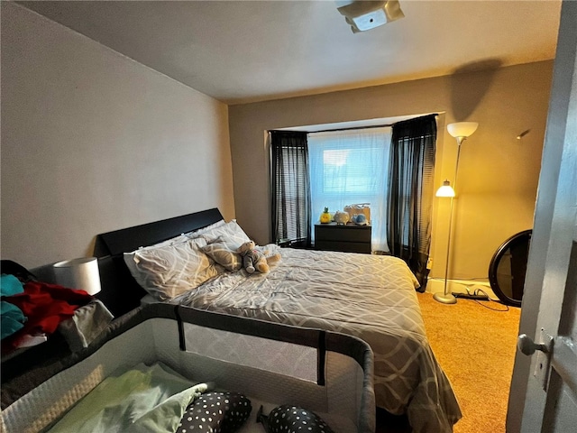 bedroom featuring carpet floors