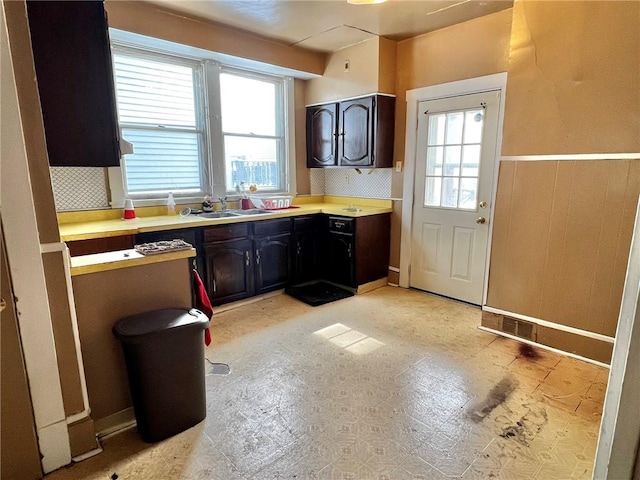 1229 Main St, Aliquippa, PA 15001 - kitchen with healthy amount of natural light, a sink, and light countertops