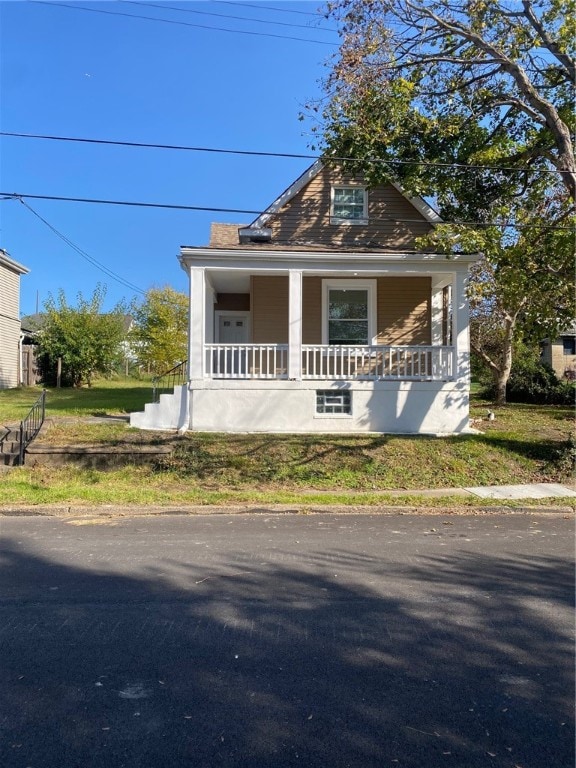 bungalow with a porch