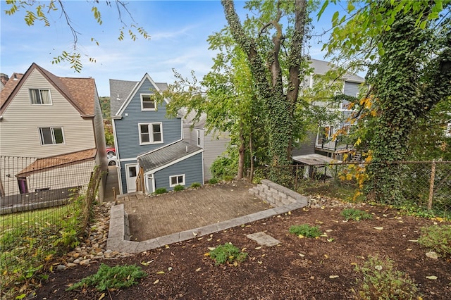 view of rear view of house