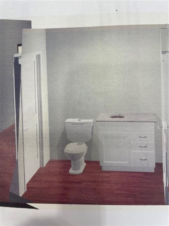 bathroom featuring toilet