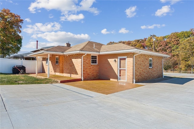 view of rear view of house