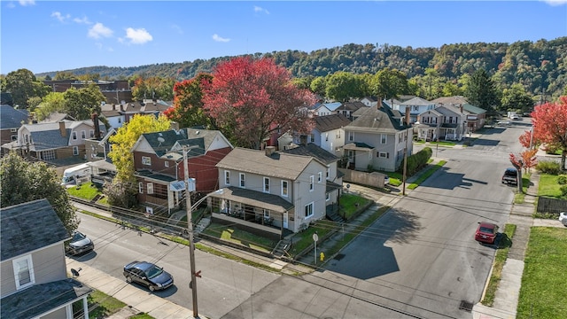 bird's eye view featuring a residential view