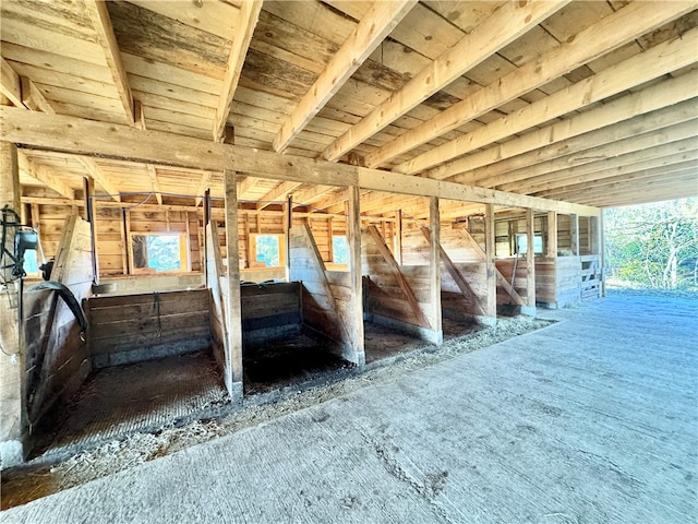 view of stable