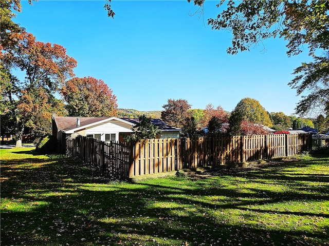 view of yard