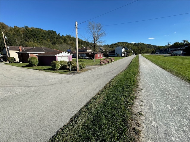 view of road