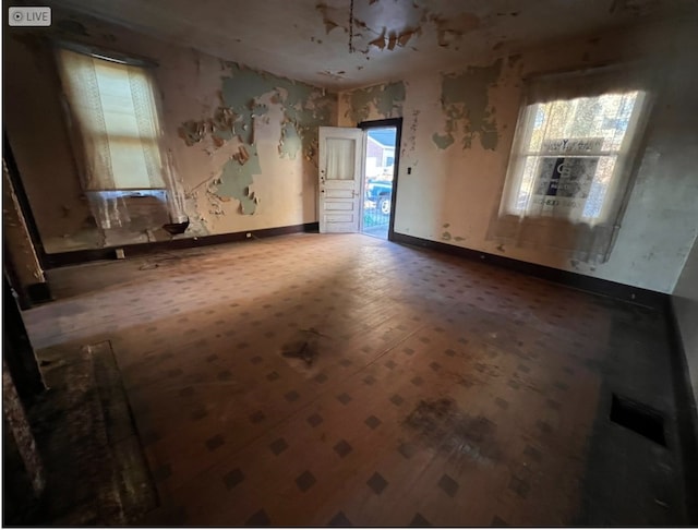 interior space featuring hardwood / wood-style floors