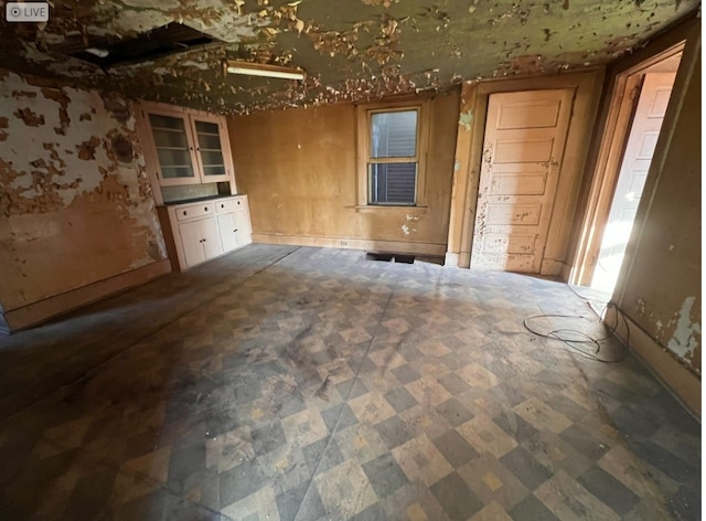 view of unfurnished living room