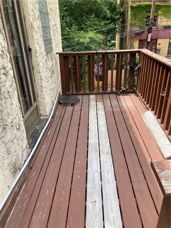 view of deck