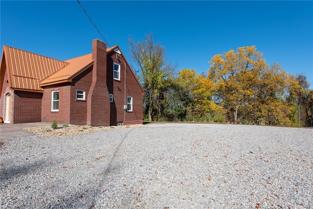 view of side of property