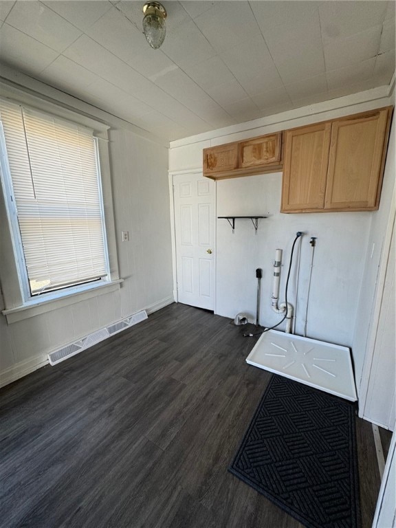 kitchen featuring dark hardwood / wood-style floors