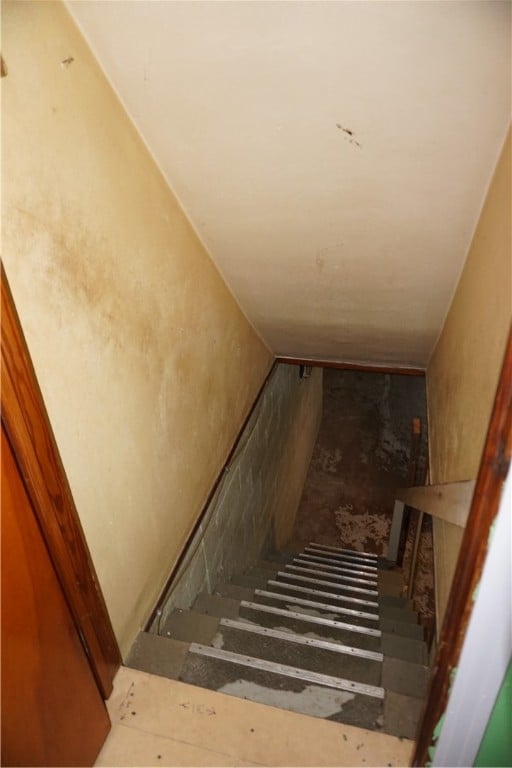 view of staircase