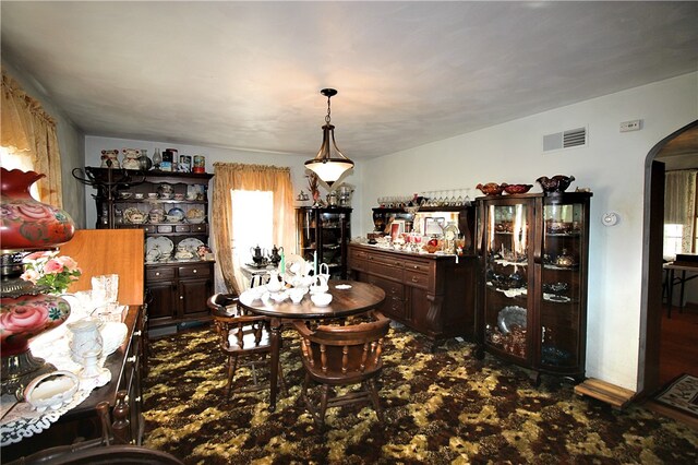 view of dining area