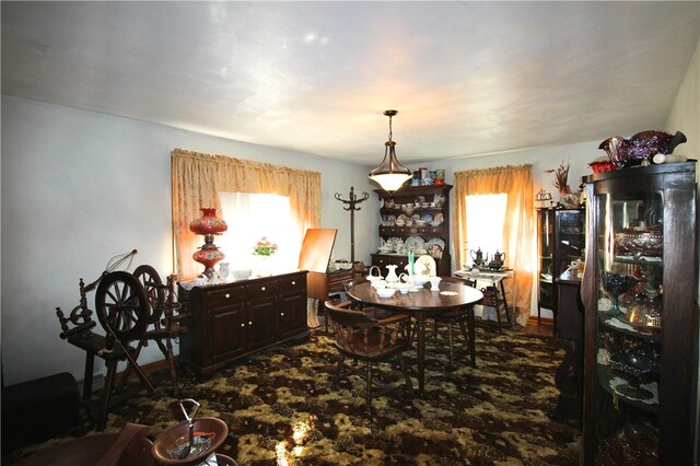 view of dining room