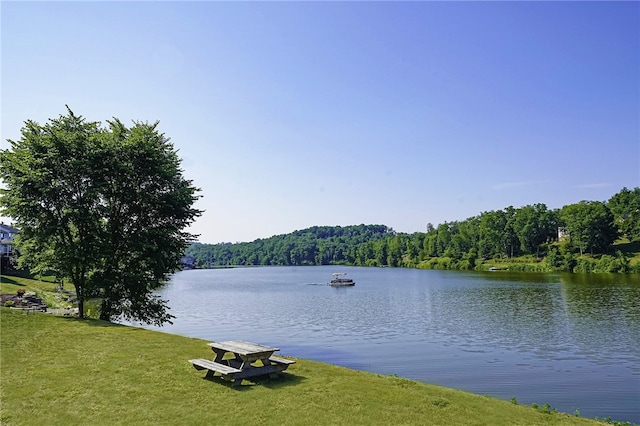 property view of water