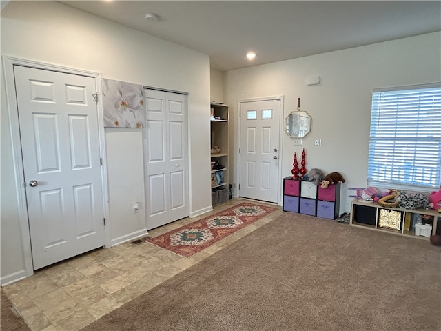 view of foyer entrance