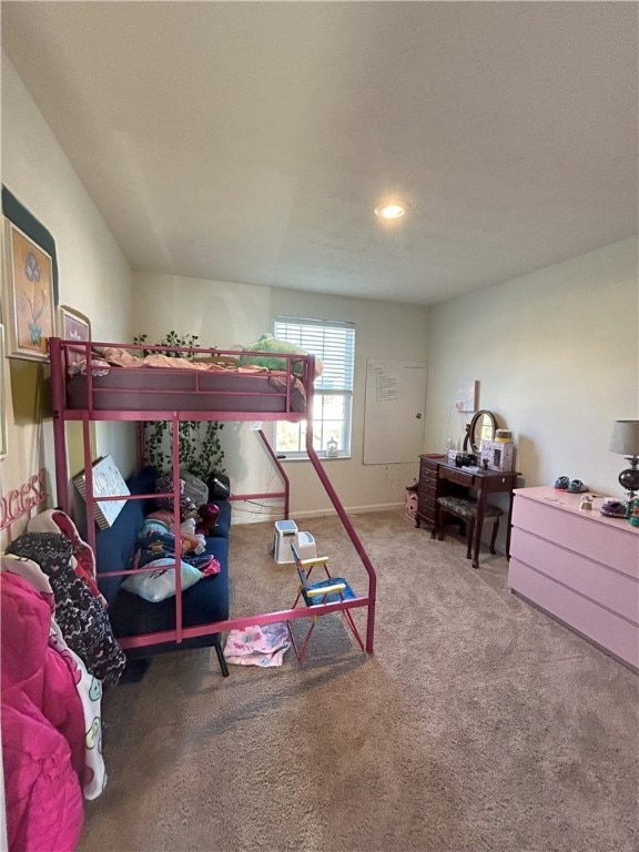 bedroom featuring carpet floors