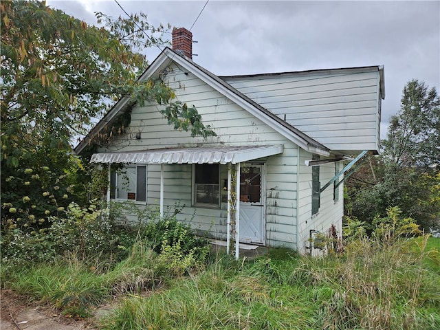 view of bungalow-style house