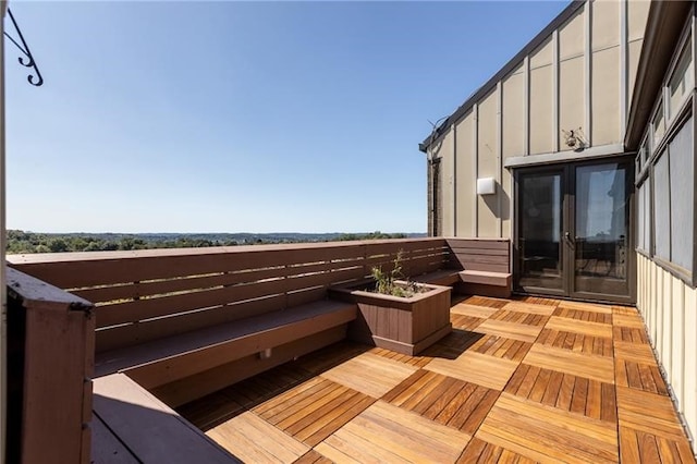 view of patio / terrace featuring a balcony