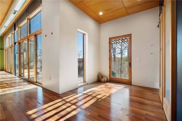 entrance foyer featuring hardwood / wood-style floors