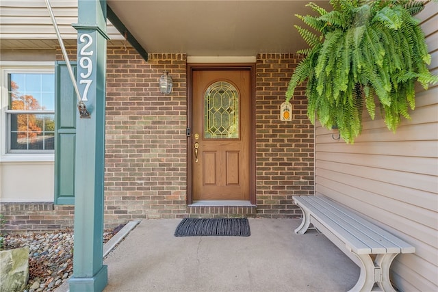 view of entrance to property