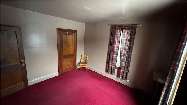 spare room with carpet