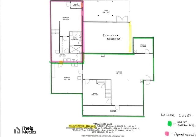 69 Orchard St, Carroll Twp, PA 15022 - property floor plan