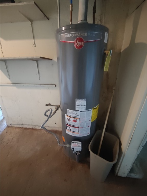 utilities with gas water heater