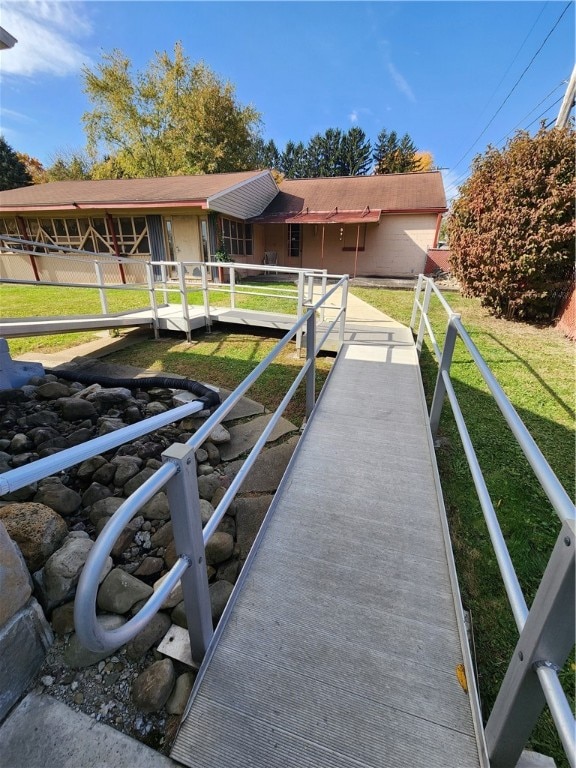 view of dock