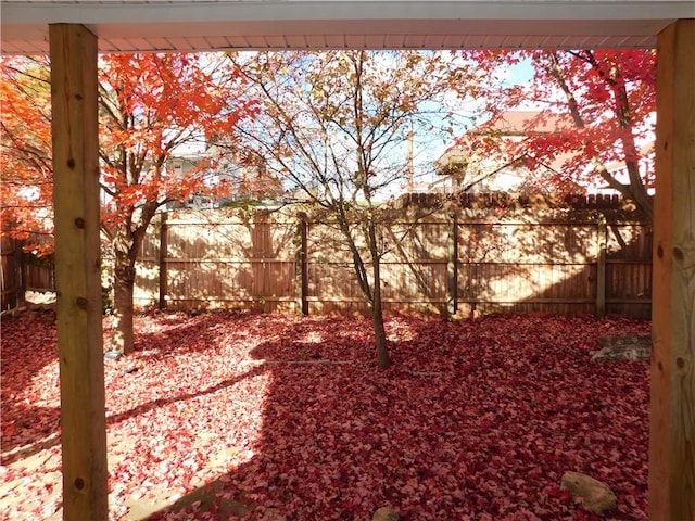 58 Mullen St, South Union Twp, PA 15401 - view of yard featuring a fenced backyard