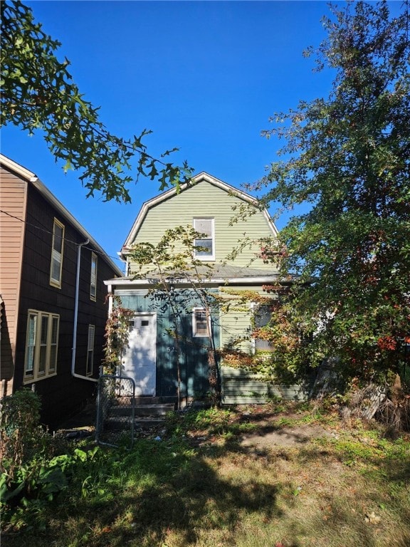 view of rear view of house