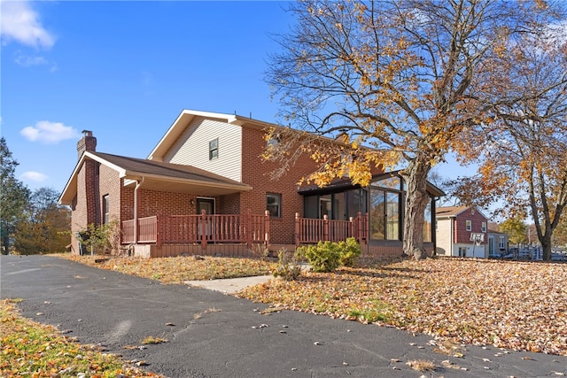 view of front of home