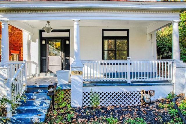 410 W Swissvale Ave, Edgewood, PA 15218 - property entrance with a porch