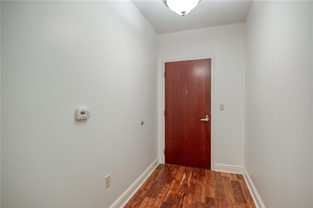 entryway featuring hardwood / wood-style floors