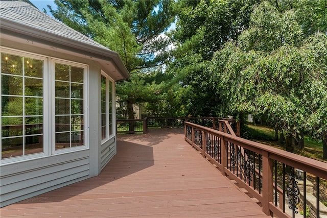 view of deck